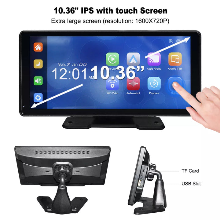 aoocci d1036 10.36 ips touch screen