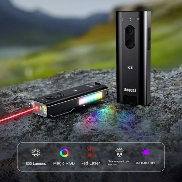 K3 Μαγνητικός Φακός Πολυλειτουργικός EDC & Φακός Εργασίας